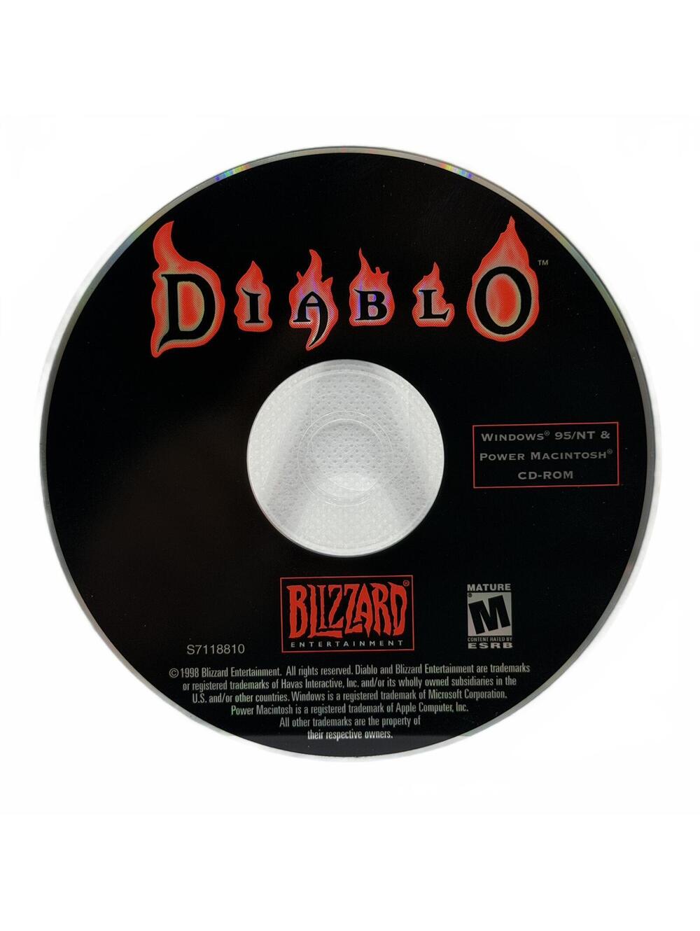 Diablo (1996) - PC CD-ROM Video Game ** Disc Only **